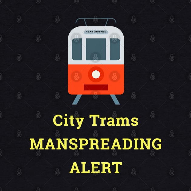 Manspreading on Trams by Quirky Design Collective